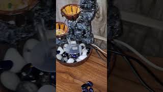 beautiful waterfall fountain #bestoutofwaste #waterfallfountain #diy #art #loveofwater