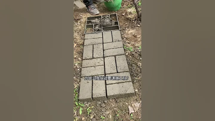 成本幾十的花園小路，為什麼還要請施工隊？自己就能鋪！水泥和沙子的比例是一比2，混凝土倒入模具中鋪平就能馬上脫模！美觀又便宜！#小院改造 #造園記 #花園小路#院子的夢想 #庭院設計 - 天天要聞