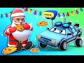 CHRISTMAS: EVIL DOCTOR kidnaps SANTA | Super Truck | Car City World App