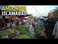 Pakistan islamabad walking tour in the most cheapest bazar 4k
