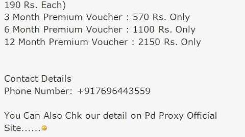 PD-PROXY PREMIUM ACCOUNT HACKED