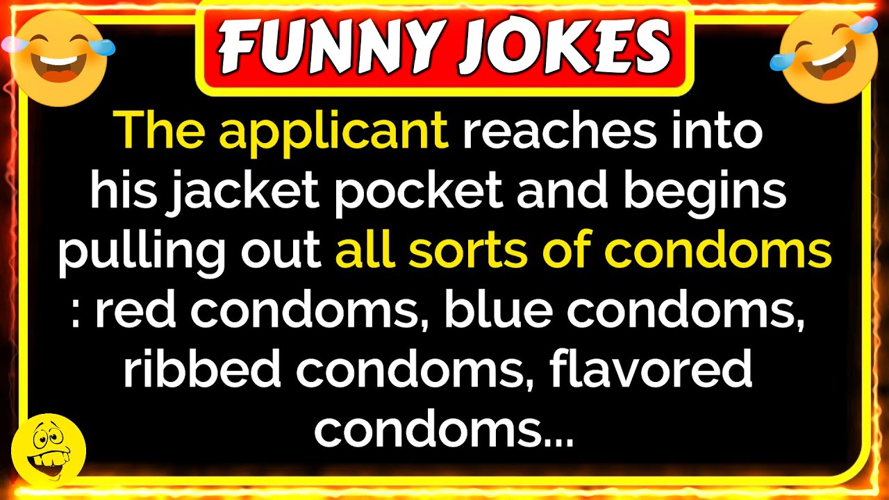 🤣 FUNNY JOKES! A man with a winking problem is applying for a position