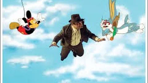 Mickey Mouse, Bugs Bunny, Tweety Bird Scene- Who Framed Roger Rabbit? Movie Scene