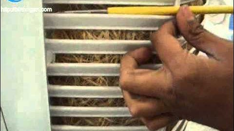 Cách tháo giàn lạnh Cooling pad mặt sau máy làm mát bằng hơi nước Winter i