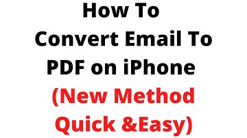 how to convert email to pdf on iphone