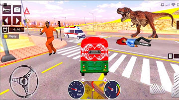 Tuk Tuk auto rickshaw driver 3D game - #29 auto rickshaw driving game - Android iOS Gameplay