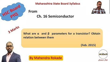 What are α  and β  parameters for a transistor Obtain relation between them