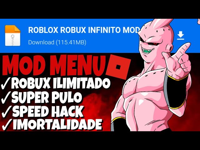 ROBLOX APK MOD MENU COM ROBUX INFINITO DE VERDADE? SPEED