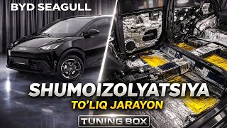 BYD SEAGULL SHUMOIZOLYATSIYA 🔥 TO‘LIQ ISH JARAYONI | Шумоизоляция BYD Seagull