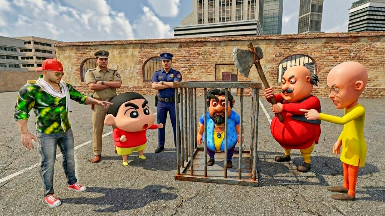 চুরি করে জন ধরা পরলো | আটকে রাখলো জেলের মধ্যে 😱| Indian theft auto | Sajid sr gaming