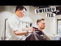  relaxing 1hour haircut finished with a citrusscented hot towel  sweeney ted barbershop malaysia