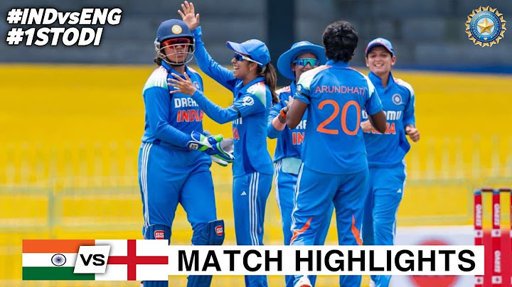 India Women's vs England Women's 1st ODI Highlights 2025 | INDW vs ENGW 1st ODI Highlights 2025