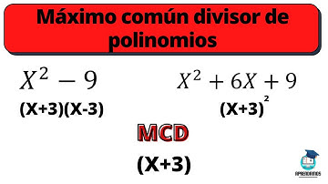 MÁXIMO COMÚN DIVISOR DE POLINOMIOS