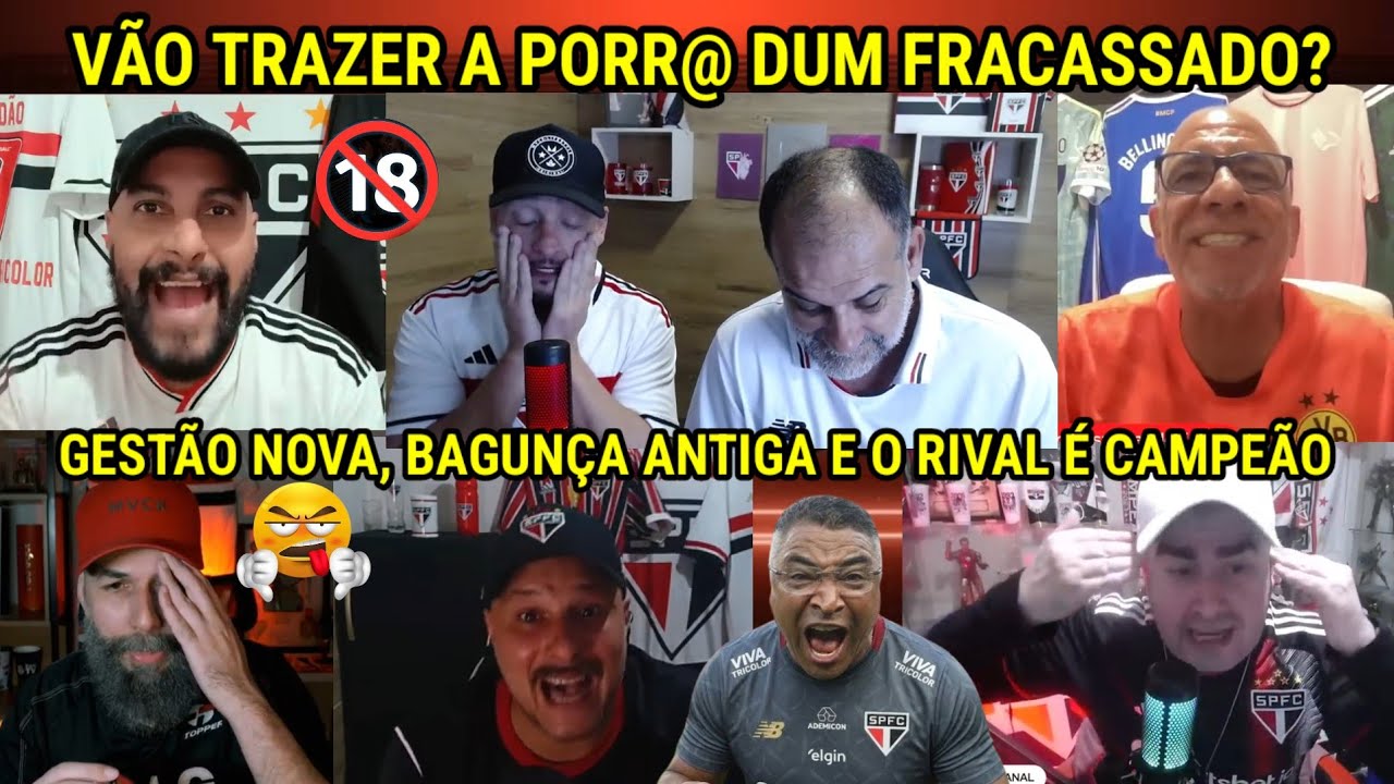 REAÇÕES dos SÃO PAULINOS REVOLTADOS com DEMISSÃO do CRESPO e ROGER MACHADO NOVO TREINADOR
