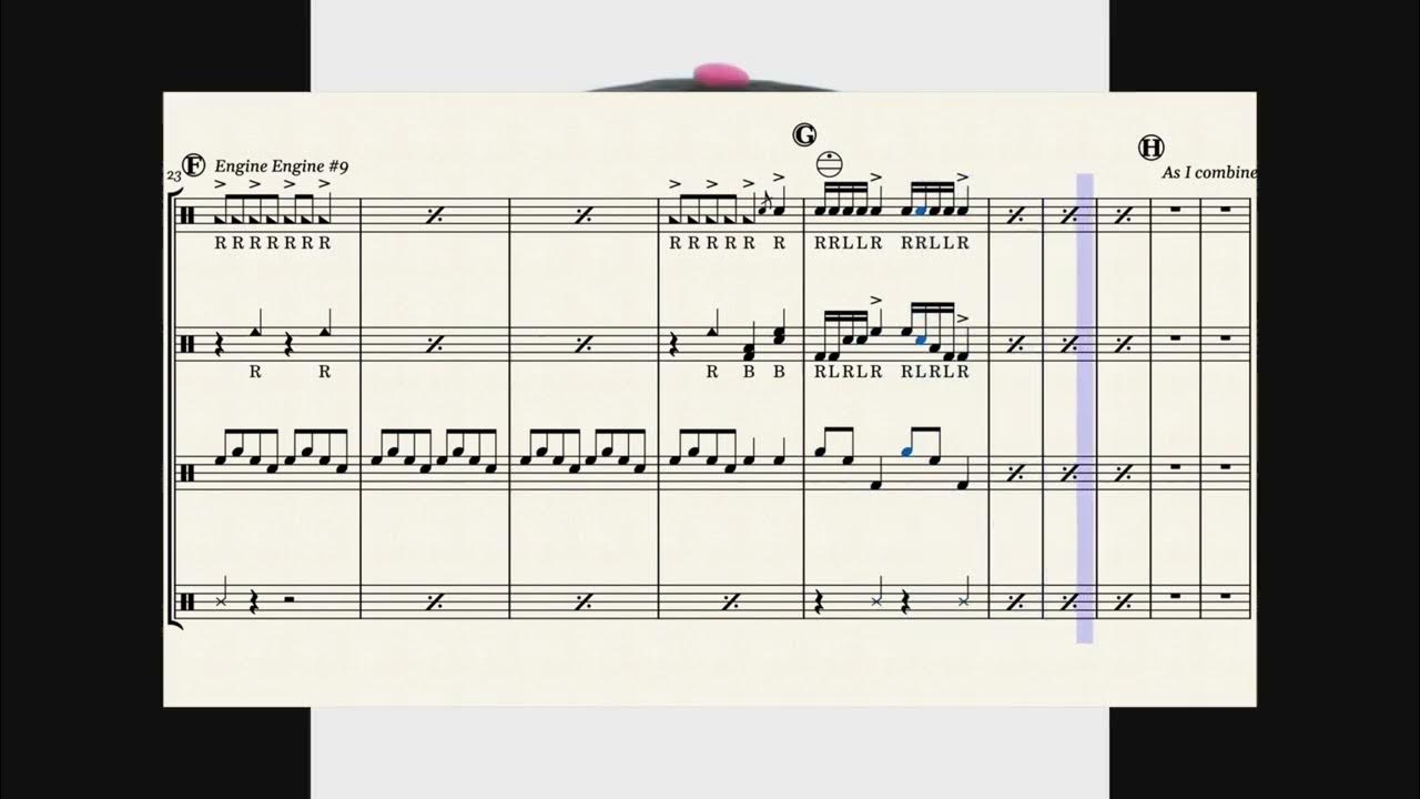 90s Hip Hop Drumline Drumline Score and Backing Track for Live