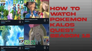 How to watch Free Pokemon kalos quest in hindi || Pokemon Season 18