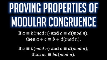 Proving Properties of Modular Congruence