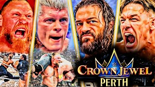 WWE Crown Jewel Perth 11 October 2025 Highlights HD | Seth Rollins vs Cody Rhodes vs Roman Reigns