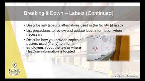 Free webinar: Your Written HazCom Program: How to Make Sure it’s OSHA Compliant