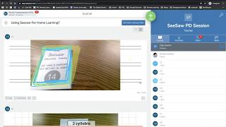 Finding Student Sign In Poster - SeeSaw