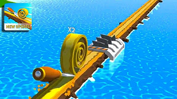 Spiral Roll 🥐 All Levels Walkthrough Gameplay iOS,Android New Mobile Free Games NO - 14