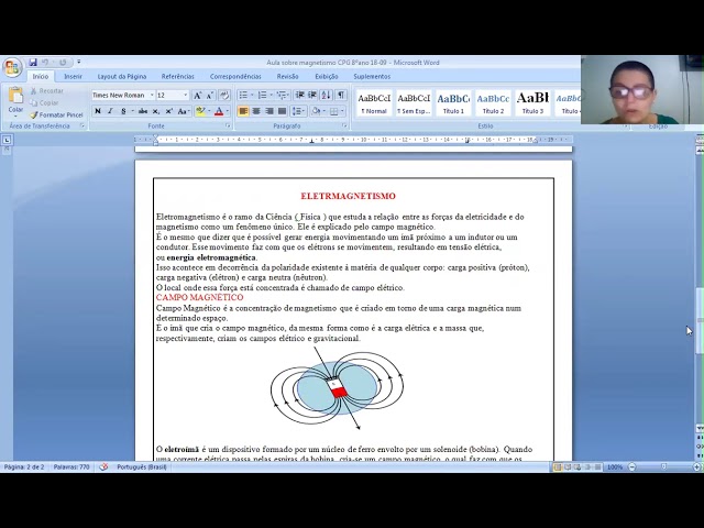 Aula de Ciências - Professora Eliane Coelho - Capítulo 8 MAGNETISMO   18-09-2020