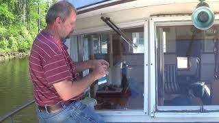 Boat Windshield wiper motor replace