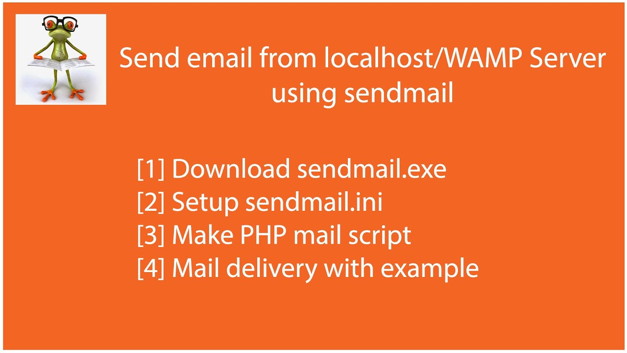 ini_set  New 2022  [Solved] Send email from localhost/WAMP Server using SENDMAIL