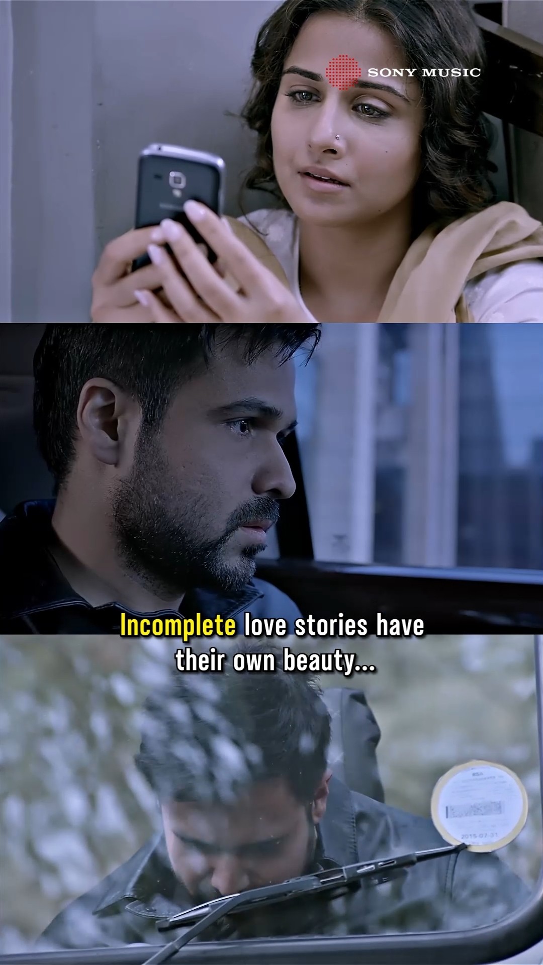 When love is left unfinished... ? #arijitsingh #hamariadhurikahani #emraanhashmi #vidyabalan