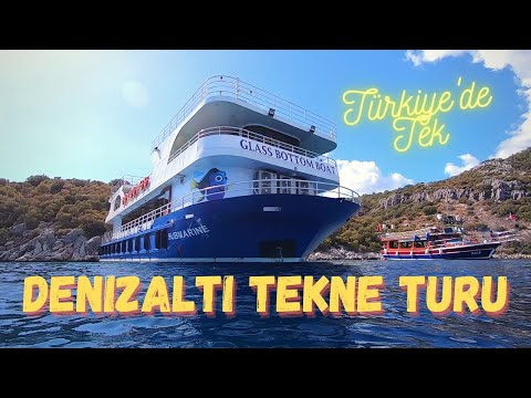 Deluxe Tekne Turu | Marmaris Koylar | Türkiye'de Tek | Yarı Deniz Altı