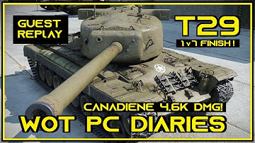 WOT PC: Guest Replay // Can Canadiene pull off a KOLO? // 1 v 7 Finish!