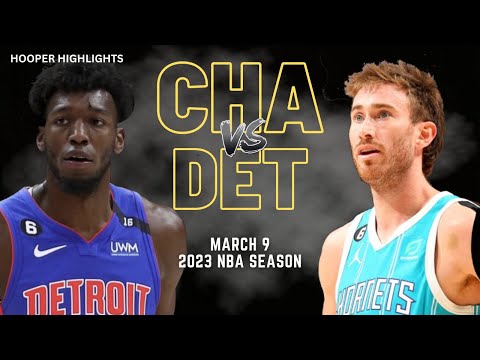 Charlotte Hornets vs Detroit Pistons Full Game Highlights | Mar 9 | 2023 NBA Season