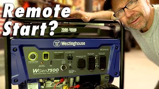 A Remote Start Generator? You Will Like This  Westinghouse Wgen7500