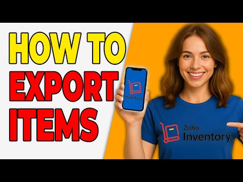 Export Items From Zoho Inventory (1-Click Guide)