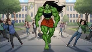 Bullied College Girl Becomes She Hulk Incredible Transformation