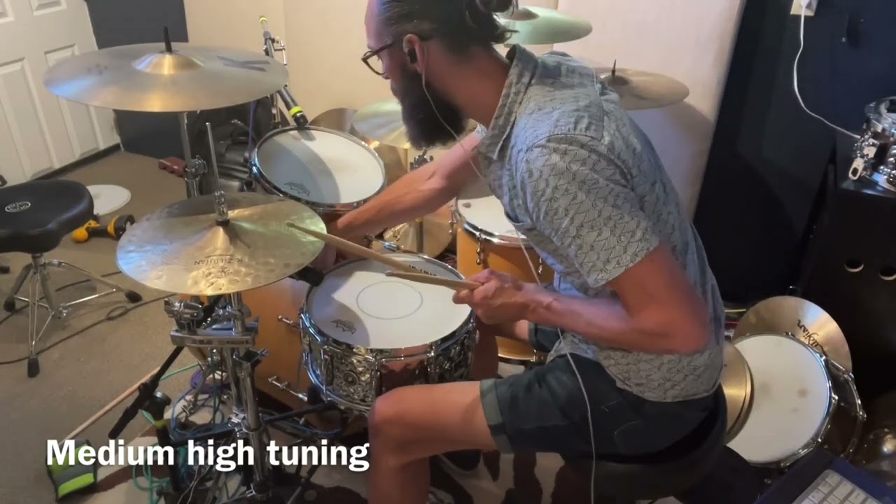 Gretsch GB4164HB Brooklyn Hammered Chrome Over Brass Snare Drum 14x6.5