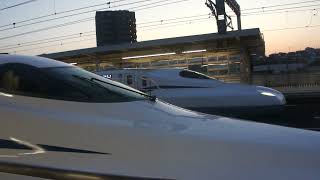 JR東海N700系タイプS特急こだま803号三島行き小田原駅13番線に到着！