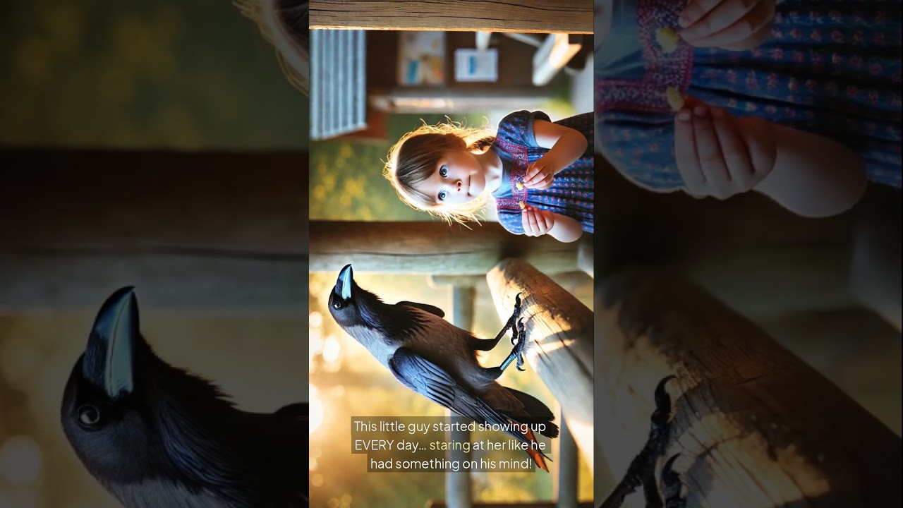This Crow Brings Gifts to a Girl Every Day You Wont Believe Why !!