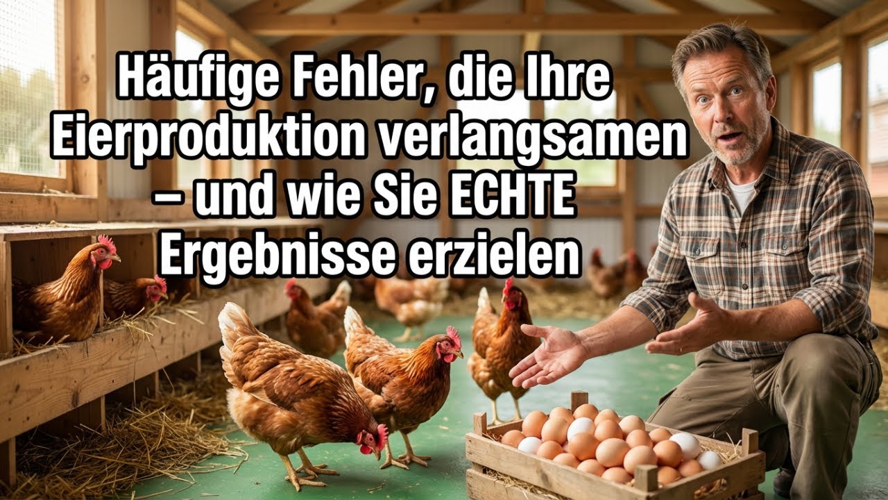 Häufige Fehler, die Ihre Eierproduktion verlangsamen, und wie Sie Eier mit echtem