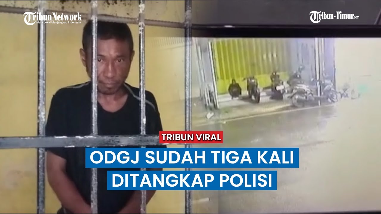 Terduga ODGJ di Makassar Ngamuk Parangi Jukir Baring di Emperan Ruko