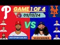 Philadelphia phillies  new york mets live playbyplay 051324 phillies marlins mlb