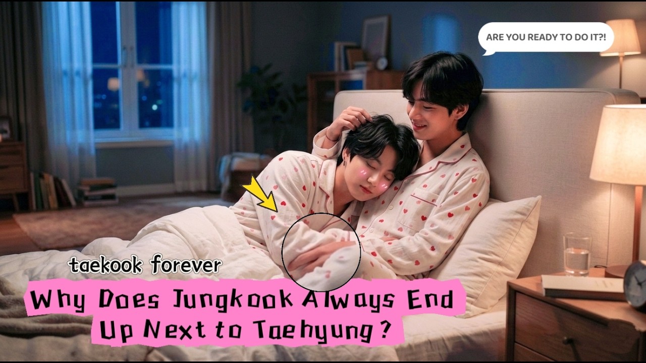 Интимный момент Тэкука! 😳 Чонгук прислонился к груди Тэхёна, а Ви просто улыбнулся.