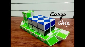 SNAKE CUBE: CARGO SHIP 72 wedges