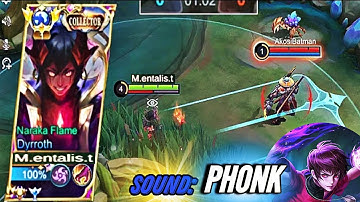 DYRROTH GLOBAL TUTORIAL TO RANK UP FASTER (DYRROTH BEST DAMAGE BUILD 2023) #mobilelegends