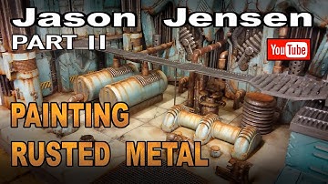 Painting rusted metal