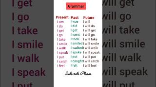 PRESENT, PAST TENSE |BASICTENSES |SENTENCE |EXAMPLES |VERB FORMS