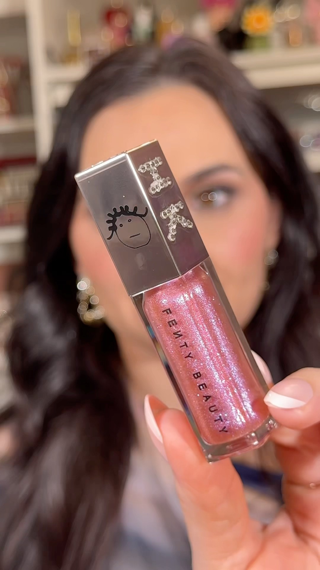 FENTY BEAUTY ピンク系リップグロス GRAPE SPLASH Grape Splash glossy gang 🍇💖💦 Our limited edition, pop-up