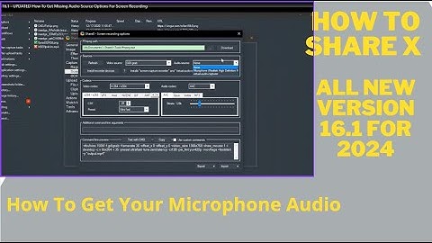 ShareX 16.1 UPDATED: How To Get Missing Audio Source Options For Screen Recording