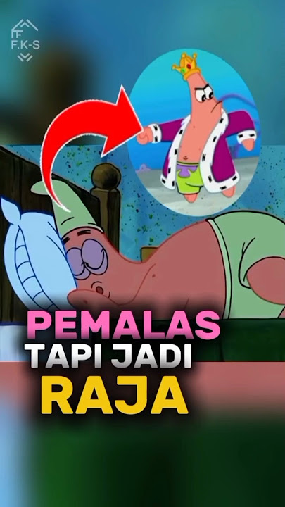 Patrick is lazy but becomes king🔥👑#shorts