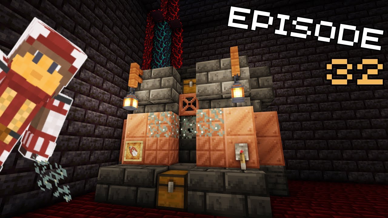 ShrubSMP Season 7: Episode 32 - Building and a Glow Lichen Machine Before The COPPER AGE